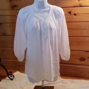 Victoria's secret white sheer top women's size XS